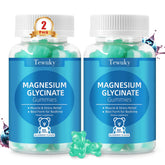 Gomitas Tewuky Magnesium Glycinato en botella para relajación diaria