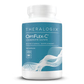 Theralogix OptiFlex-C: botella de cápsulas para apoyar la movilidad articular diaria.