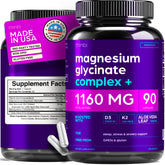 Thinbi magnesio glicinato 1160 mg, cápsula, apoyo a la función muscular