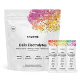 THORNE Daily Electrolytes stick pack sabor natural, ideal para hidratación diaria