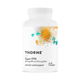 THORNE Super EPA: botella de cápsulas para uso diario y salud general.