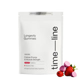 Timeline Mitopure gomitas para uso diario y energía sostenida.