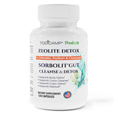 Sorbolit TODICAMP en botella, enfatiza detox suave para el colon.