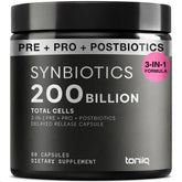 Toniiq envase 60 cápsulas para apoyo diario del equilibrio intestinal.
