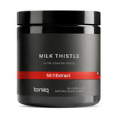Toniiq Milk Thistle: frasco de 90 cápsulas, suplemento concentrado para el día a día