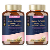 Totaria Inositol cápsulas en frasco con relación 40:1 para equilibrio diario.
