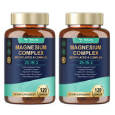 Totaria Magnesio 25 en 1, cápsulas veganas, ideal para la rutina diaria.