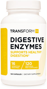 TransformHQ Enzimas Digestivas: cápsulas para apoyar la digestión diaria.