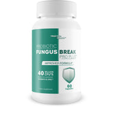 True You Health rompe-hongo Pro Plus, botella derramada, apoyo interno para uñas más claras.