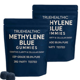 Gomitas TRUEHEALTHIC de azul de metileno, vista frontal, apoyo cognitivo diario