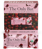 Barra Truvani en empaque, sabor cereza chocolate, lista para merienda rápida