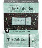 Barrita Truvani de chocolate menta en envase individual para snack rápido