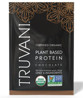 Truvani proteína de guisante chocolate, una ración para batidos proteicos