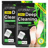 Parche 2 en 1 para pies de Tudiqe, cuidado natural para pies cansados