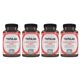 Twinlab Cápsulas Super Enzimas, botella visible, apoyo digestivo diario.