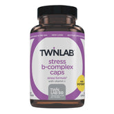 Twinlab Stress B-Complex Cápsulas, envase y cápsulas, impulso de energía diaria.