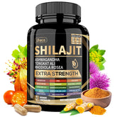 Botella de Uheco Shilajit puro para apoyar energía diaria y bienestar