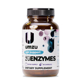UMZU zuEnzymes: bote de cápsulas para apoyo digestivo diario.
