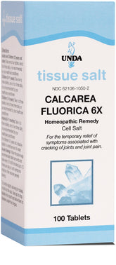 UNDA Calcarea Fluorica 6X - tabletas: apoyo suave para articulaciones.