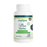 Univera Xtra Vitality: botella visible para apoyar energía y enfoque diario.