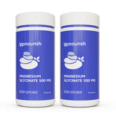 UpNourish Magnesio glicinato: cápsulas en frasco, alta biodisponibilidad para uso diario