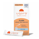 Uqora Flush sobres sabor limón rosado, apoyo urinario y sabor agradable