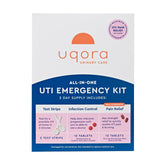 Kit Uqora UTI: caja del kit de emergencia para apoyo urinario