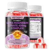 Gominolas VEETAGYO de magnesio citrato, doble capa para absorción optimizada y bienestar diario
