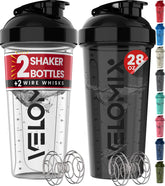 VELOMIX conjunto de dos botellas 28 onzas con cierre hermético para evitar derrames.
