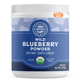 Vimergy arándano silvestre polvo cucharada, porción inicial para empezar el día, antioxidantes.
