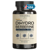 VINATURA Dihidroberberina, bote de cápsulas para uso diario y apoyo metabólico.