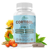 VitaHarbor cápsulas de cortisol en botella para uso diario.