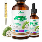 VitHarbor Guanábana Drops, botella frontal, apoyo general para la salud.