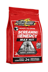 VITAL 4U Screamin Energy Max Hit, shot espresso mocha, energía rápida para días activos