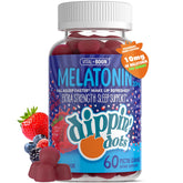 Vital+Boon Dippin' Dots gomitas melatonina 20 mg, empaque práctico para dormir mejor