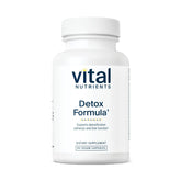Vital Nutrients Detox Formula: botella frontal, posible apoyo a funciones naturales del hígado.