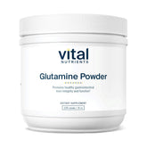 Frasco de Vital Nutrients Glutamina con dosis para soporte del tracto gastrointestinal