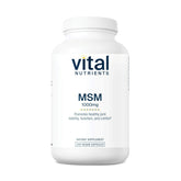 Vital Nutrients MSM 1000mg: botella con cápsulas para movilidad saludable