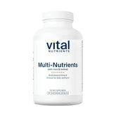 Vital Nutrients Multi-Nutrients en botella: apoyo diario para bienestar general.