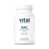 Vital Nutrients NAC 600mg, botella con cápsulas para apoyo antioxidante diario