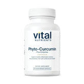 Vital Nutrients Phyto-Curcumin Plus Enzymes, cápsulas diarias para bienestar general.