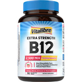 Vitalibre B12 tableta disolvente de durazno para energía sostenida