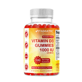 Gominolas Vitamatic D3 sin azúcar con sabor a fresa en caja