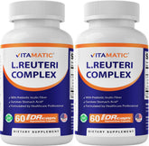 Vitamatic Lactobacillus Reuteri Complex: envase frontal para almacenamiento diario.