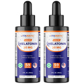 Vitamatic Melatonina Gotas: botella de 59 ml para descanso nocturno.