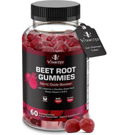 Gomitas de remolacha VITAMIZED en envase práctico para uso diario