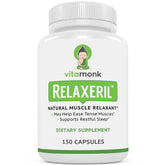 Vitamonk Relaxeril cápsulas, apoyo temporal para tensión muscular
