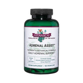 Vitanica Adrenal Assist, botella frontal, apoyo para funciones adrenales y energía constante