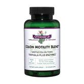 Vitanica Colon Motility Blend, botella frontal, apoyo suave para la digestión.