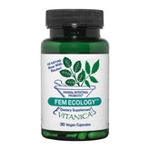Vitanica FemEcology, frasco de cápsulas apoya equilibrio microbiota vaginal e intestinal